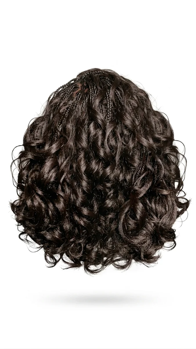 Short French Curls Braids — Primary view