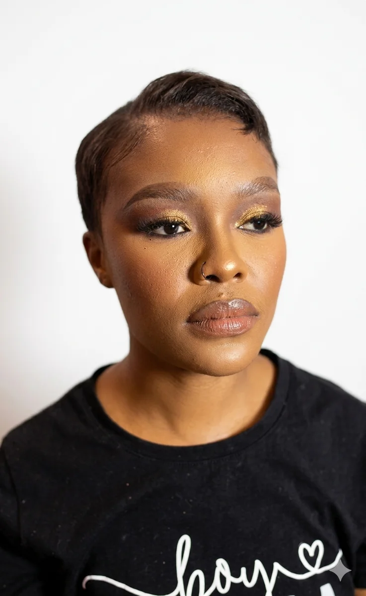 Full Glam Make-Up with Lashes — Alternate view