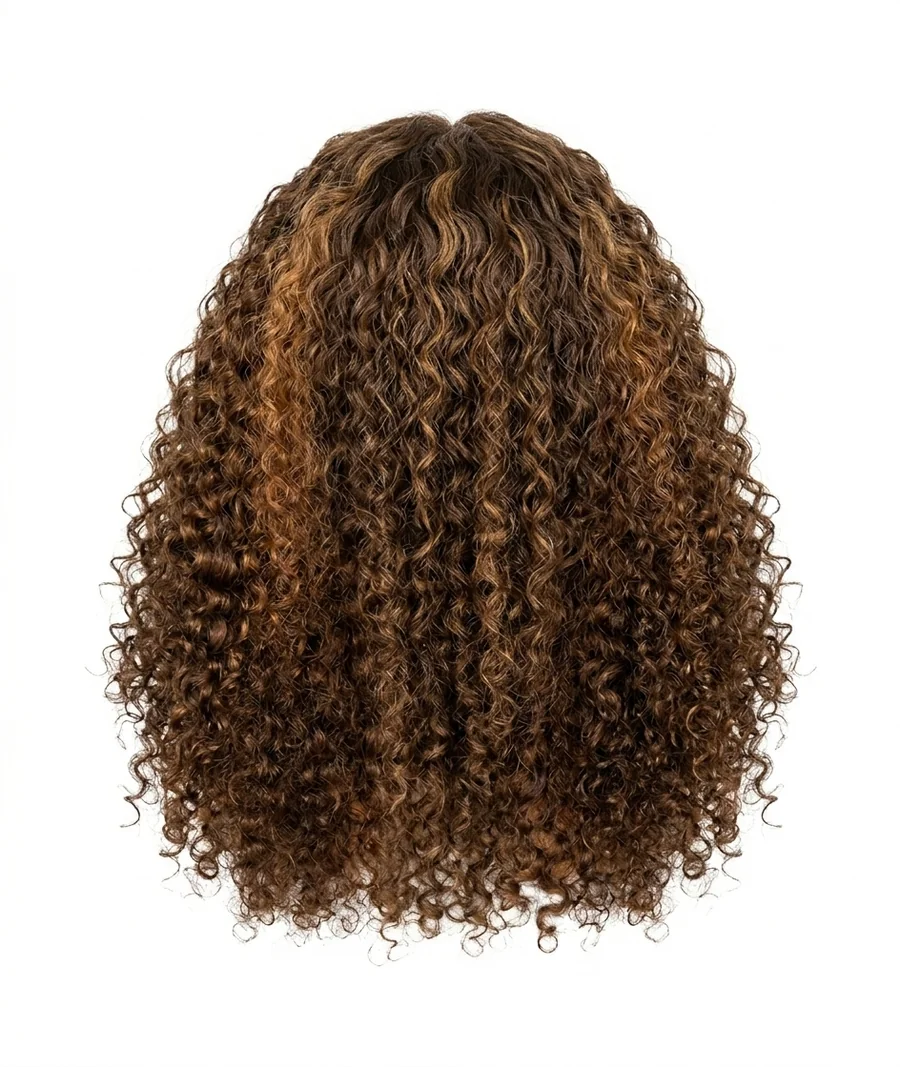 Pixel Curly Wig — Front view