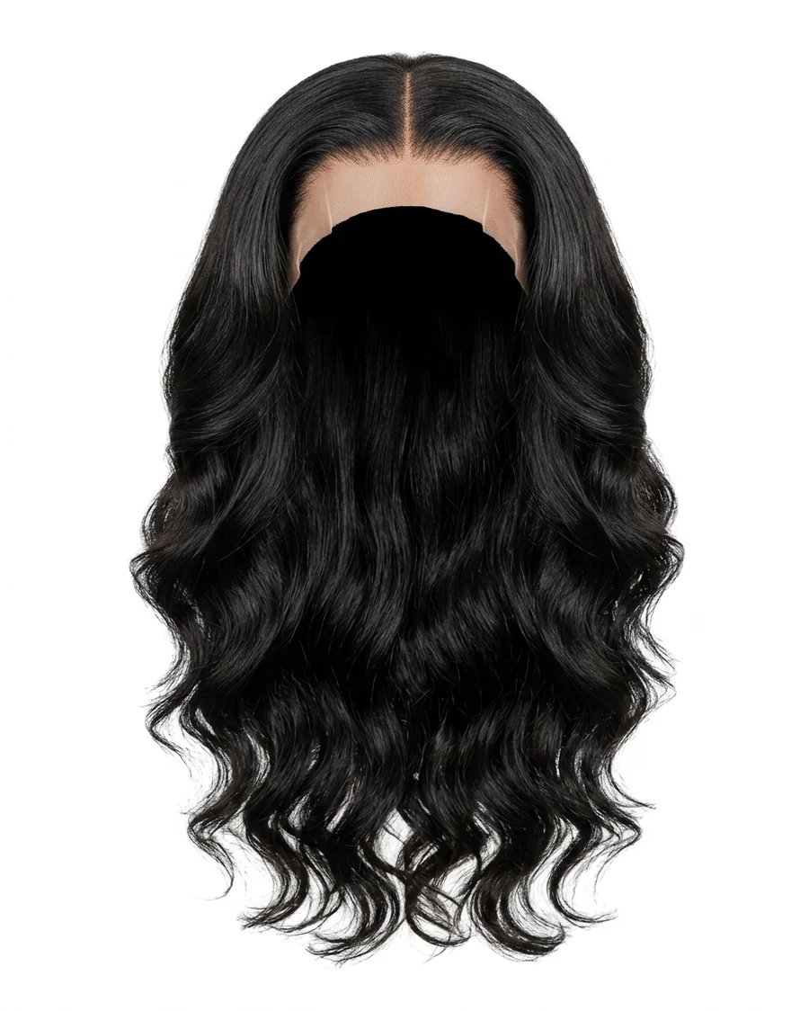Pixel Cut Wig — Front view