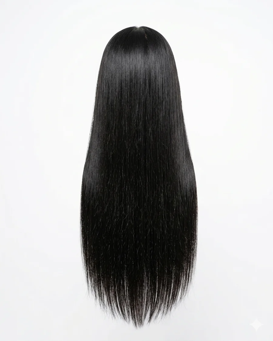 Vietnam Straight Wig — Back view